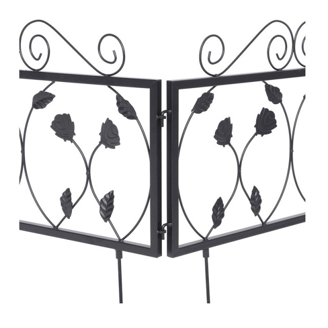 Μεταλλικός Φράχτης με 4 Πάνελ 225 x 34 cm Bakaji 02012597