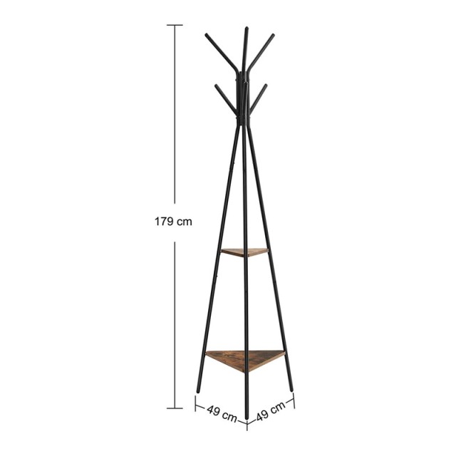 Μεταλλικός Καλόγερος 49 x 49 x 179 cm Songmics RCR16BX