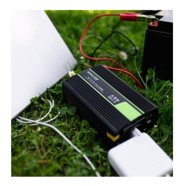 Μετατροπέας - Inverter Ισχύος Αυτοκινήτου 24 V σε 230 V 300 / 600 W Green Cell INV02DE