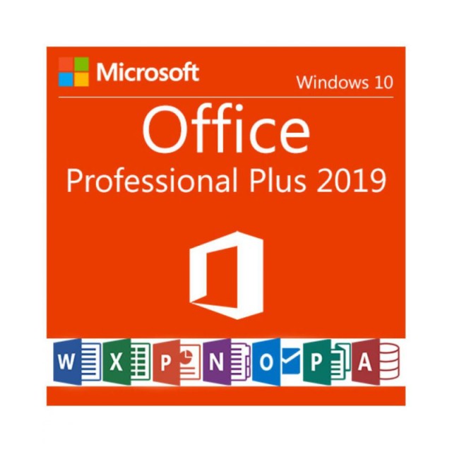 Microsoft Office Professional Plus 2019 32/64 Bit 1 PC Key MSOPP19MR