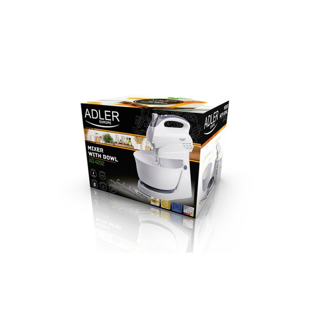 Μίξερ Χειρός με Κάδο 300 W Adler AD-4202