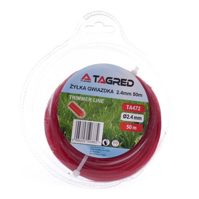 Νήμα Μεσινέζας Θαμνοκοπτικού 2.4 mm x 50 m TAGRED TA472