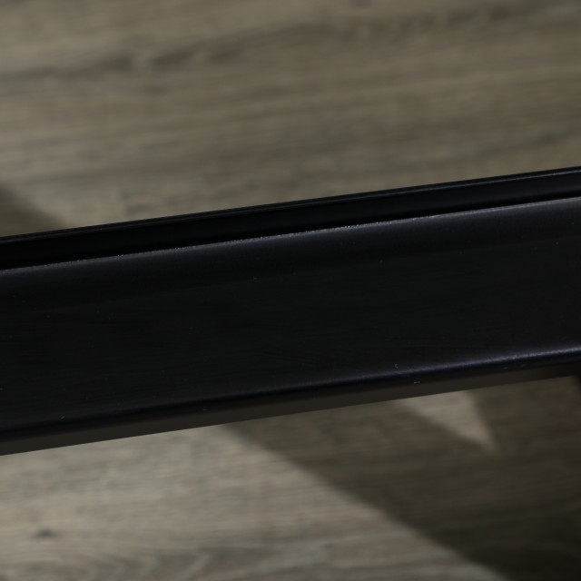 SPORTNOW Σχάρα με 2 ατσάλινα ράφια για γυμναστήριο, σπίτι και γραφείο, 92,5x50,5x80,5cm, Μαύρο A91-271V00BK