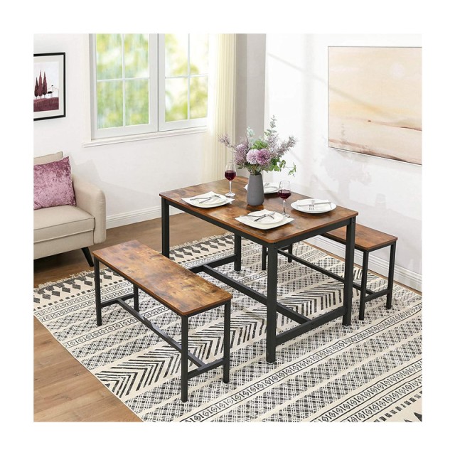 Ορθογώνιο Μεταλλικό Τραπέζι 120 x 75 x 75 cm VASAGLE KDT75X