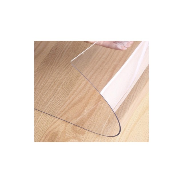 Ορθογώνιο Διάφανο Προστατευτικό Τραπεζιού από PVC 120 x 60 cm Ruhhy 21793