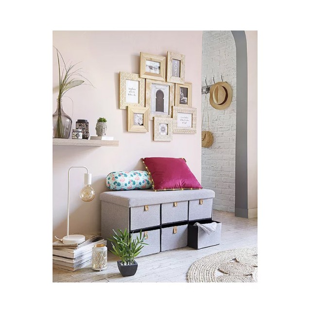 Πάγκος Αποθήκευσης με 6 Συρτάρια 76.5 x 38 x 38 cm Atmosphera 157149