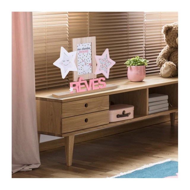 Παιδική Ξύλινη Κορνίζα 3 Θέσεων 25 x 5 x 38 cm Home Deco Kids HD2360