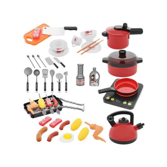 Παιδικό Σετ Αξεσουάρ Κουζίνας 44 τμχ SPM 11246