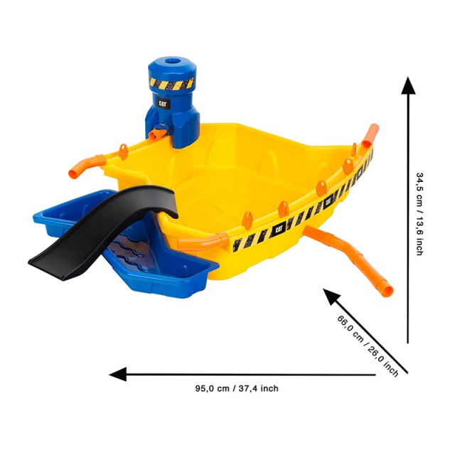 Παιδικό Εργοτάξιο Άμμου με Αξεσουάρ CAT Klein 3248