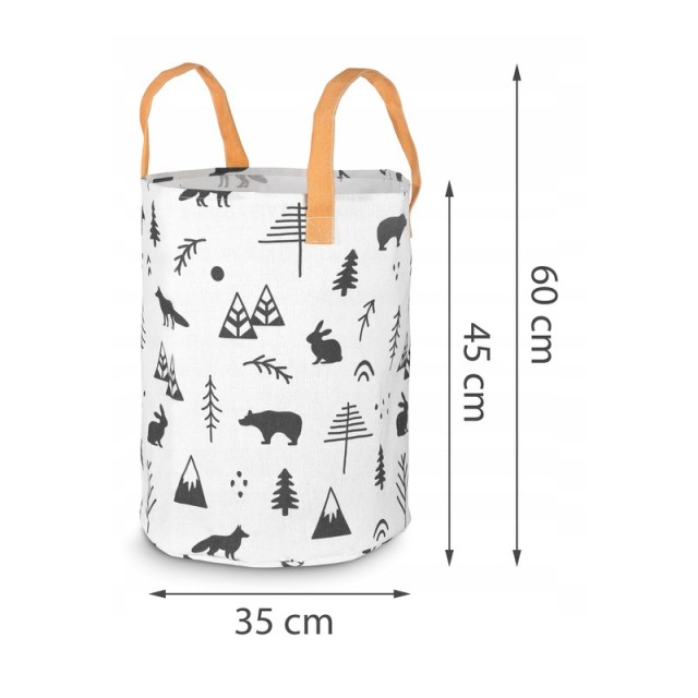 Παιδικό Βαμβακερό Καλάθι Αποθήκευσης Παιχνιδιών 35 x 60 cm Nukido 740224