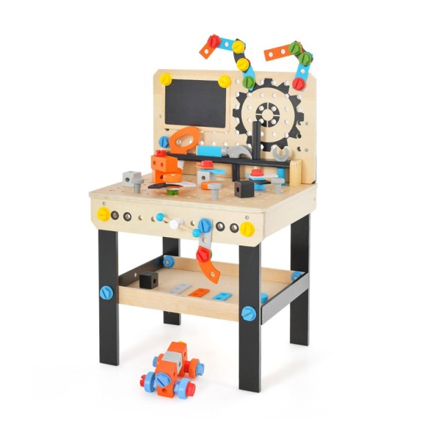 Παιδικός Ξύλινος Πάγκος Εργασίας 46 x 37 x 72 cm Costway TM10034