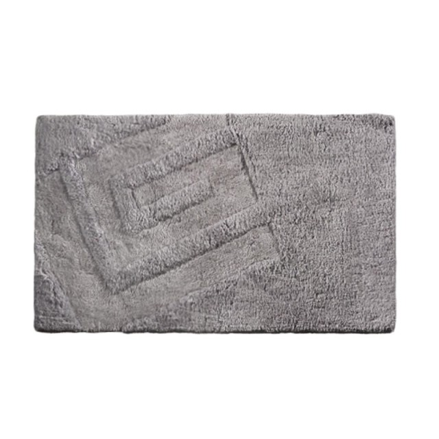 Πατάκι Μπάνιου 100% Βαμβάκι 55 x 85 cm Trivia Titanium Guy Laroche 1127091119006