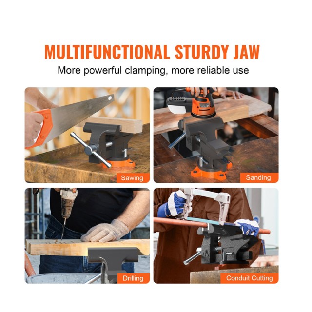 Περιστρεφόμενη Μέγγενη Πάγκου με Αμόνι 115 mm VEVOR DGNTQDXZSYC45IU5AV0