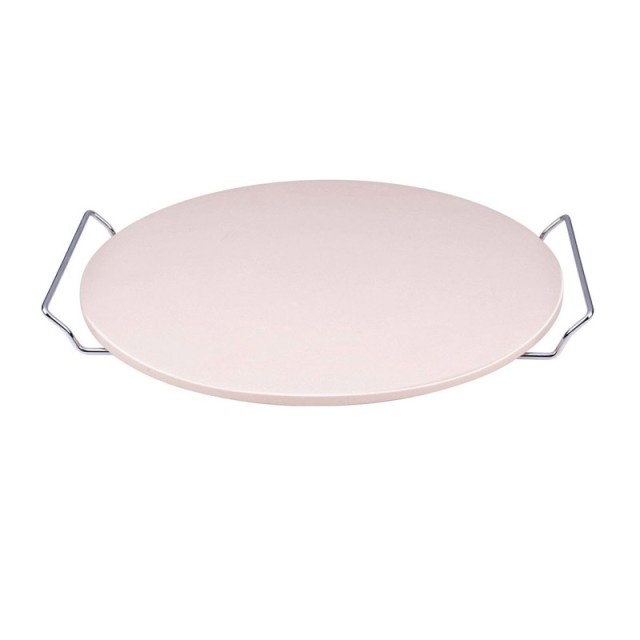 Πέτρινη Πλάκα Ψησίματος Πίτσας 33 cm Bakaji 02814802