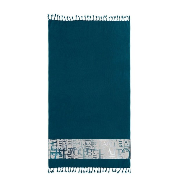 Πετσέτα Θαλάσσης 100% Βαμβάκι 90 x 170 cm Pestemal 12 Marine Guy Laroche 1130030123018