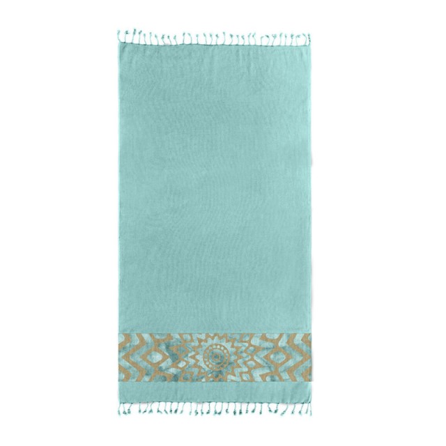 Πετσέτα Θαλάσσης 100% Βαμβάκι 90 x 170 cm Pestemal 17 Aqua Guy Laroche 1130030123020