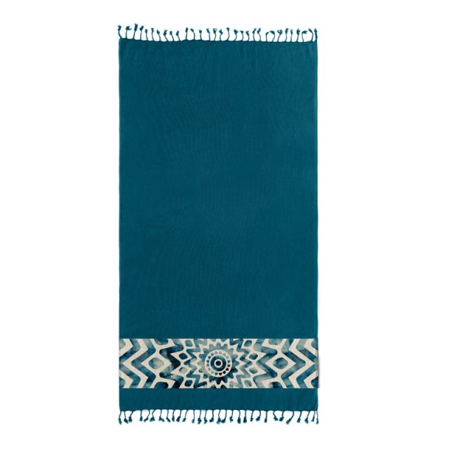 Πετσέτα Θαλάσσης 100% Βαμβάκι 90 x 170 cm Pestemal 17 Marine Guy Laroche 1130030123023