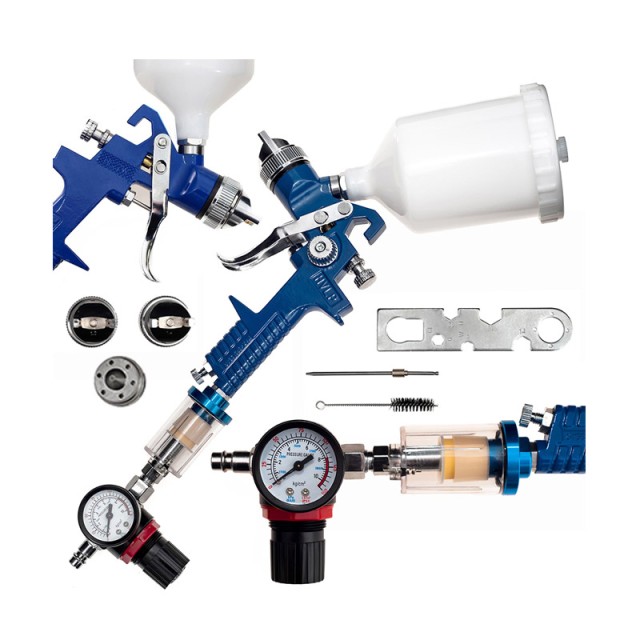 Πιστόλι Βαφής Αέρος Άνω Δοχείου 1.4 και 1.7 mm με Ρυθμιστή Πίεσης TAGRED TA133