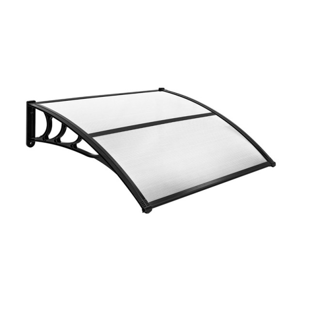Πλαστικό Κιόσκι - Τέντα Πόρτας Εισόδου 122 x 99 x 28 cm Costway NP11229GR