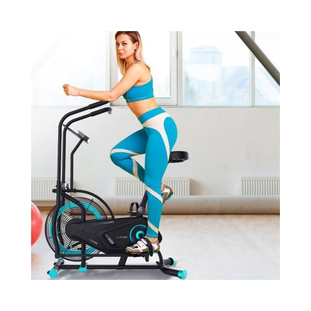 Ποδήλατο Γυμναστικής Spinning με Αντίσταση Αέρα Cecotec DrumFit CrossFit 2000 Eolo CEC-07229