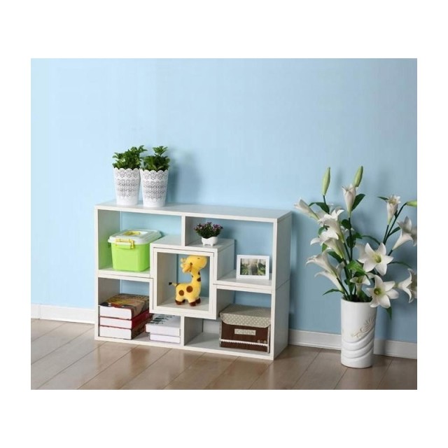 Πολυμορφική Ξύλινη Ραφιέρα 63 x 24.5 x 80 cm ModernHome WYJ-072