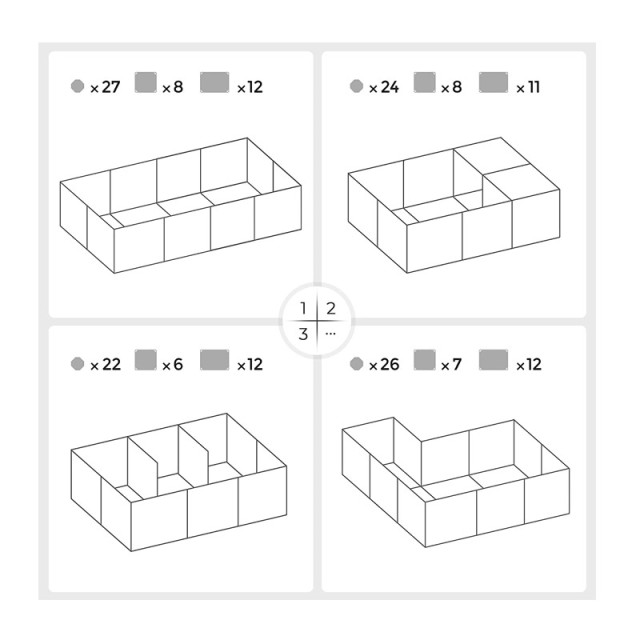Πολυμορφικό Κλουβί - Πάρκο Εκπαίδευσης Κατοικίδιου με 20 Πάνελ 143 x 71 x 47 cm Songmics LPC02W