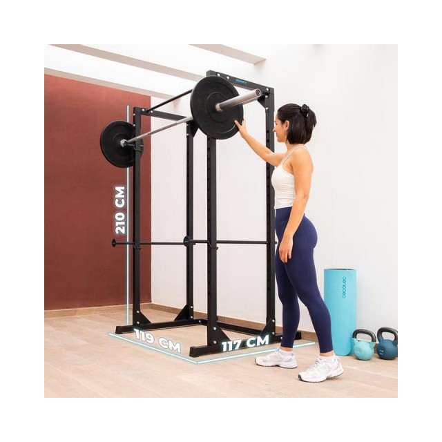 Πολυόργανο Γυμναστικής 117 x 119 x 210 cm Cecotec DrumFit PowerRack 1000 CEC-07190