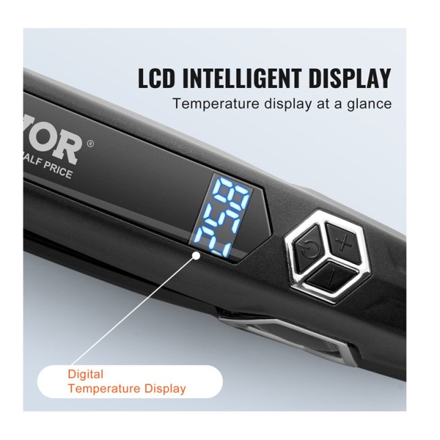 Πρέσα Μαλλιών με Πλάκες Τιτανίου 60 W VEVOR YSYHWXWFLZZFU2XXAV2