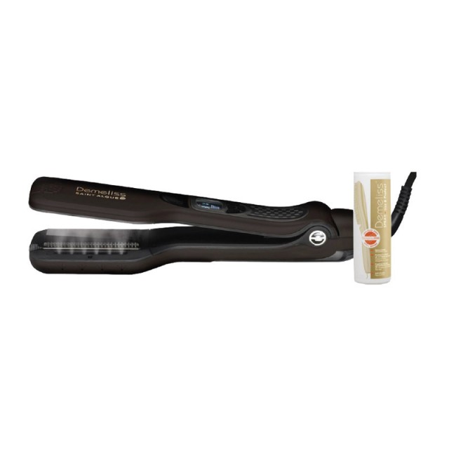 Ψηφιακή Πρέσα Μαλλιών Ατμού 230° C Demeliss Titanium Black Mat Edition Saint Algue 36973