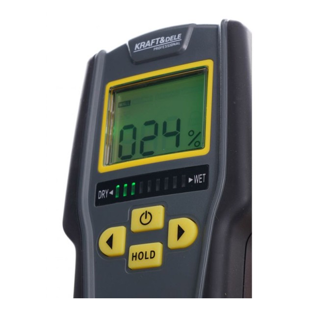 Ψηφιακός Μετρητής Υγρασίας Ξύλων και Δομικών Υλικών Kraft&Dele KD-11406
