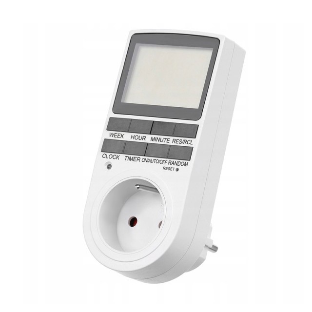 Ψηφιακός Χρονοδιακόπτης Πρίζας 16A SPM 11747