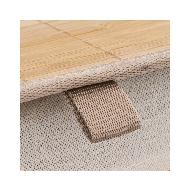 Πτυσσόμενο Καλάθι Απλύτων από Μπαμπού 50 Lt Blackflora 5Five Simply Smart 174702A