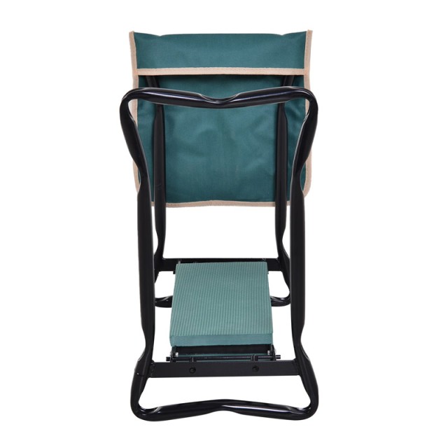 Πτυσσόμενο Μεταλλικό Κάθισμα Κήπου - Προστατευτικό Γονάτων 58 x 28 x 49 cm Outsunny 845-335