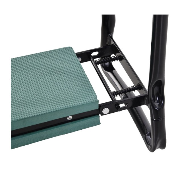 Πτυσσόμενο Μεταλλικό Κάθισμα Κήπου - Προστατευτικό Γονάτων 58 x 28 x 49 cm Outsunny 845-335