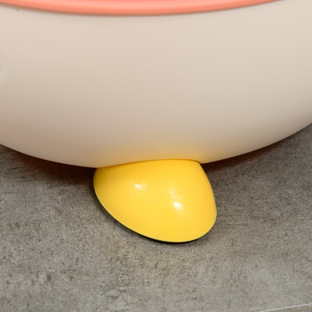 ZONEKIZ Παιδικό γιογιό με πλάτη, αφαιρούμενο δίσκο και μπράτσα, Ηλικίες 6 μηνών-3 ετών, ροζ 460-012V00PK