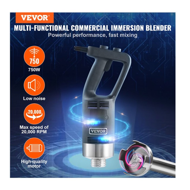 Ραβδομπλέντερ Χειρός με Άξονα 304 mm 750 W VEVOR ZXSCJBQYCBSDJVG6KV2