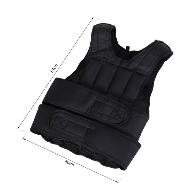 Ρυθμιζόμενο Γιλέκο με Βάρος 20 Kg HOMCOM A93-042V02BK