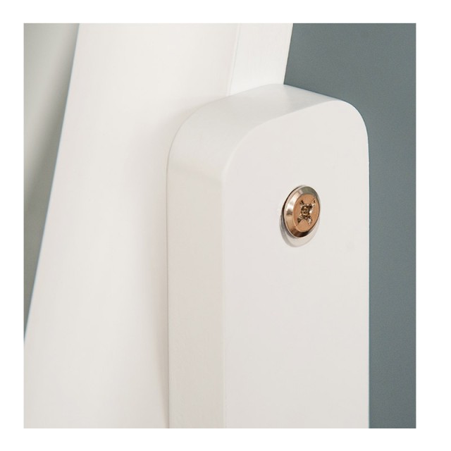 Ξύλινος Ρυθμιζόμενος Επιδαπέδιος Ολόσωμος Οβάλ Καθρέφτης 48 x 46 x 147 cm HOMCOM 831-461