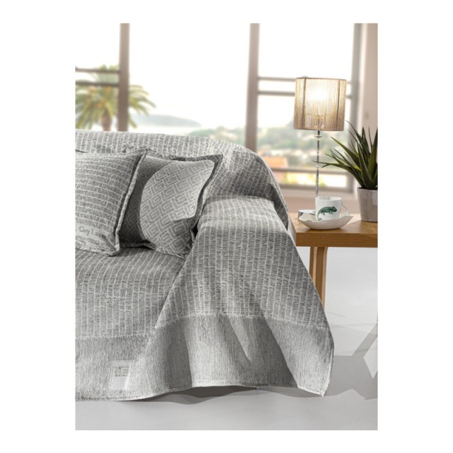 Ριχτάρι Τριθέσιου Καναπέ 180 x 300 cm Parfait Silver Guy Laroche 1133030123078