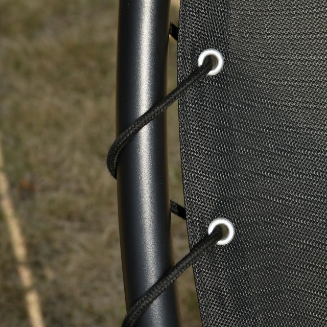 Outsunny Garden Rocking Lounger Ξαπλώστρα εξωτερικού χώρου με γεμισμένο κάθισμα και γκρι κουβούκλιο 185x100x190cm 84A-179CG