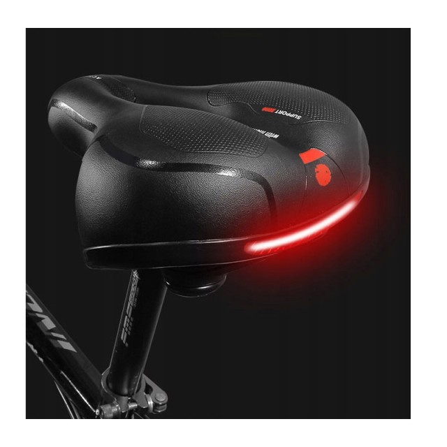 Σέλα Ποδηλάτου με Εύκαμπτο Αφρό και Ανακλαστήρα 205 mm Verk Group 5907451343241