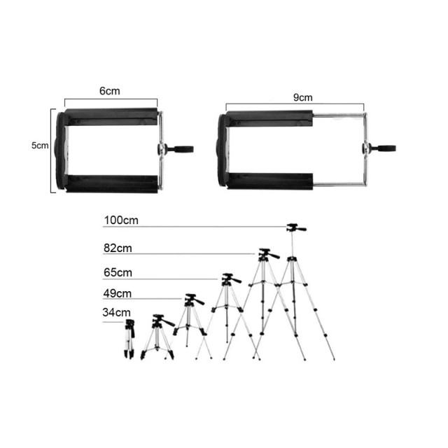 Selfie Stick Τρίποδο Κινητού με Τηλεχειριστήριο Bluetooth Χρώματος Ασημί Verk Group 5907451334614