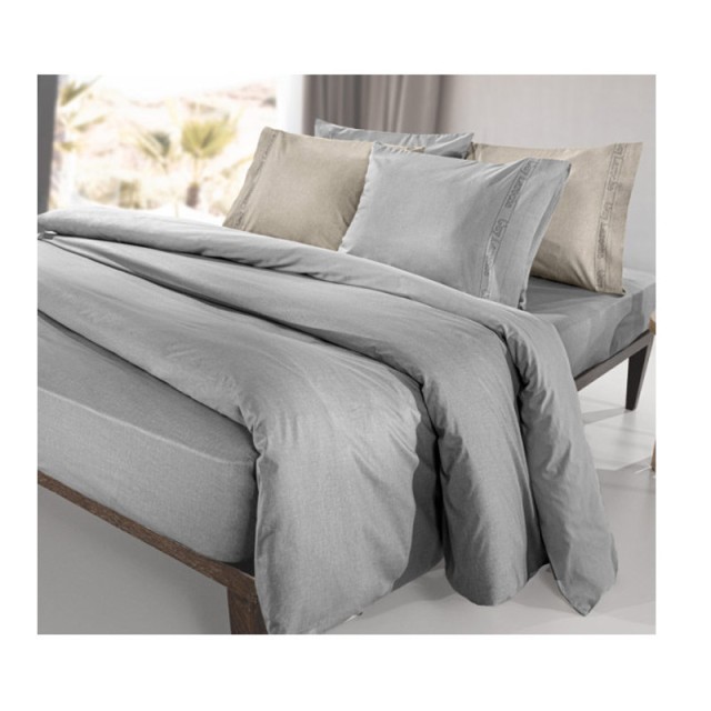 Σεντόνι Υπέρδιπλο 240 x 270 cm 100% Βαμβάκι Περκάλι Color Plus Silver Guy Laroche 1110092123102