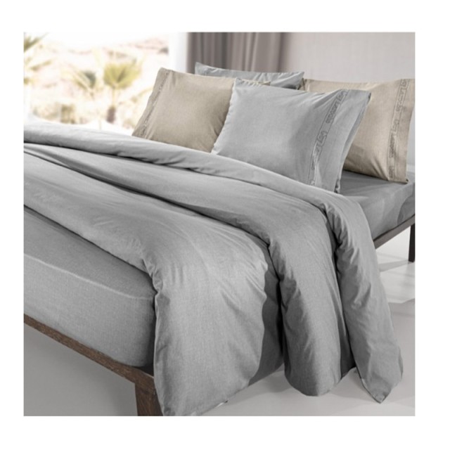 Σεντόνι King Size 270 x 280 cm 100% Βαμβάκι Περκάλι Color Plus Silver Guy Laroche 1110092123118