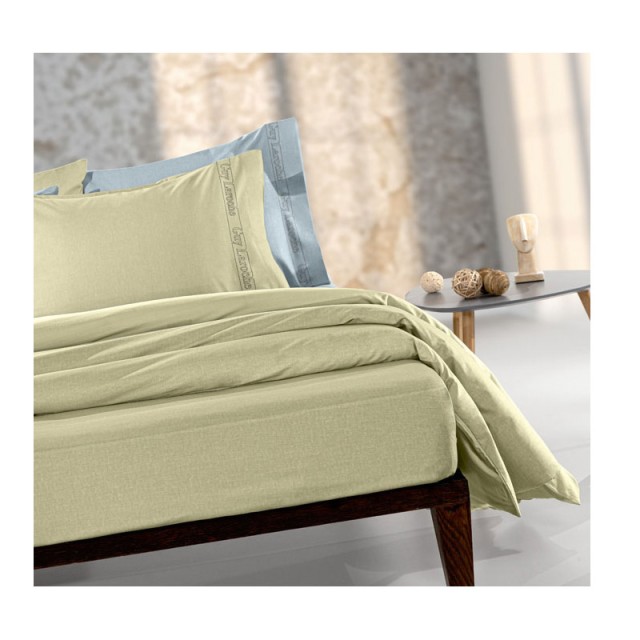 Σεντόνι Μονό με Λάστιχο 100 x 200+32 cm 100% Βαμβάκι Περκάλι Color Plus Olive Guy Laroche 1110092123071