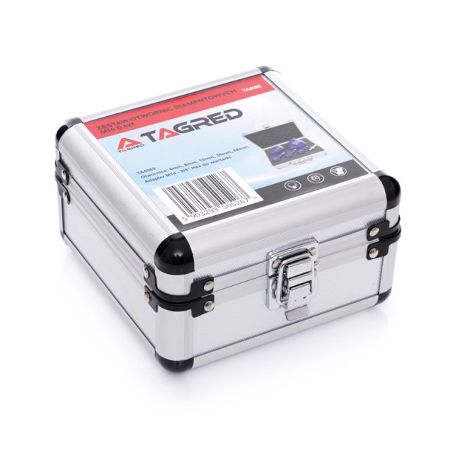 Σετ Διαμαντοτρύπανα Ξηρού Τρυπήματος 6 τμχ σε Βαλιτσάκι TAGRED TA4085