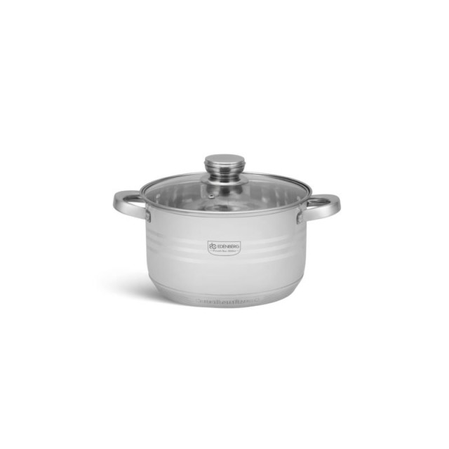 Σετ Μαγειρικών Σκευών από Ανοξείδωτο Ατσάλι 12 τμχ Edenberg EB-4037