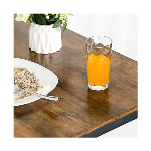 Σετ Μεταλλικό Ορθογώνιο Τραπέζι - Bar 120 x 60 x 90 cm με 2 Σκαμπό VASAGLE LBT15X