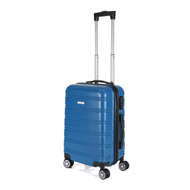 Σετ 3 Βαλίτσες Ταξιδιού Χρώματος Μπλε Royalty Line RL-LTS-18705-Blue