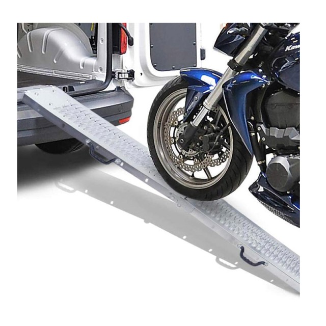 Σετ Αναδιπλούμενες Ατσάλινες Ράμπες Φόρτωσης 400 Kg 180 x 22.5 x 4.5 cm 2 τμχ Bakaji 02834265